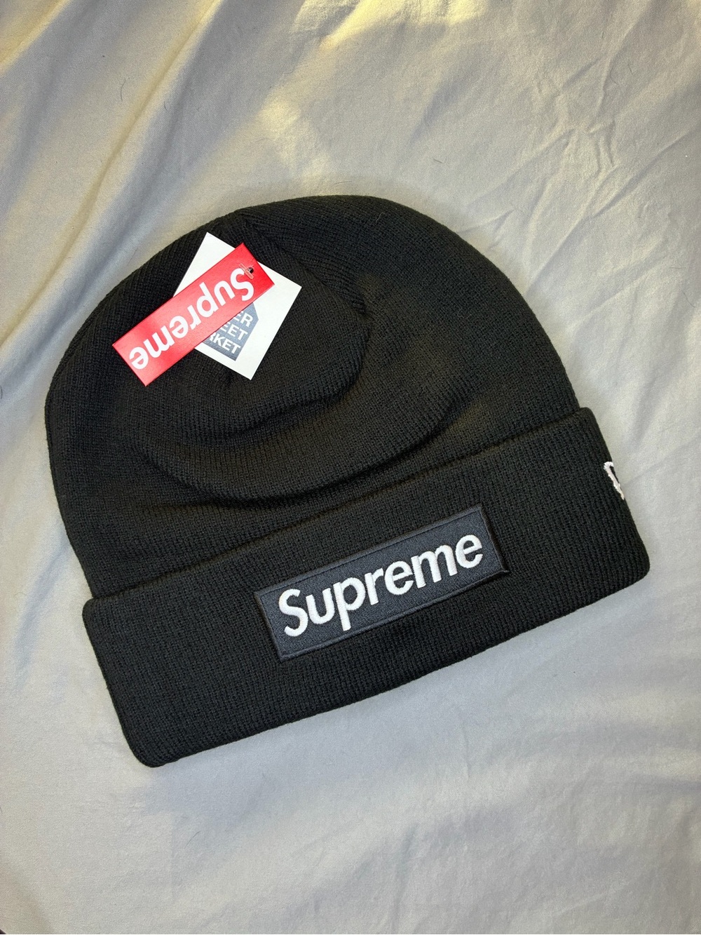 Supreme Black Box Logo Cuffed Beanie